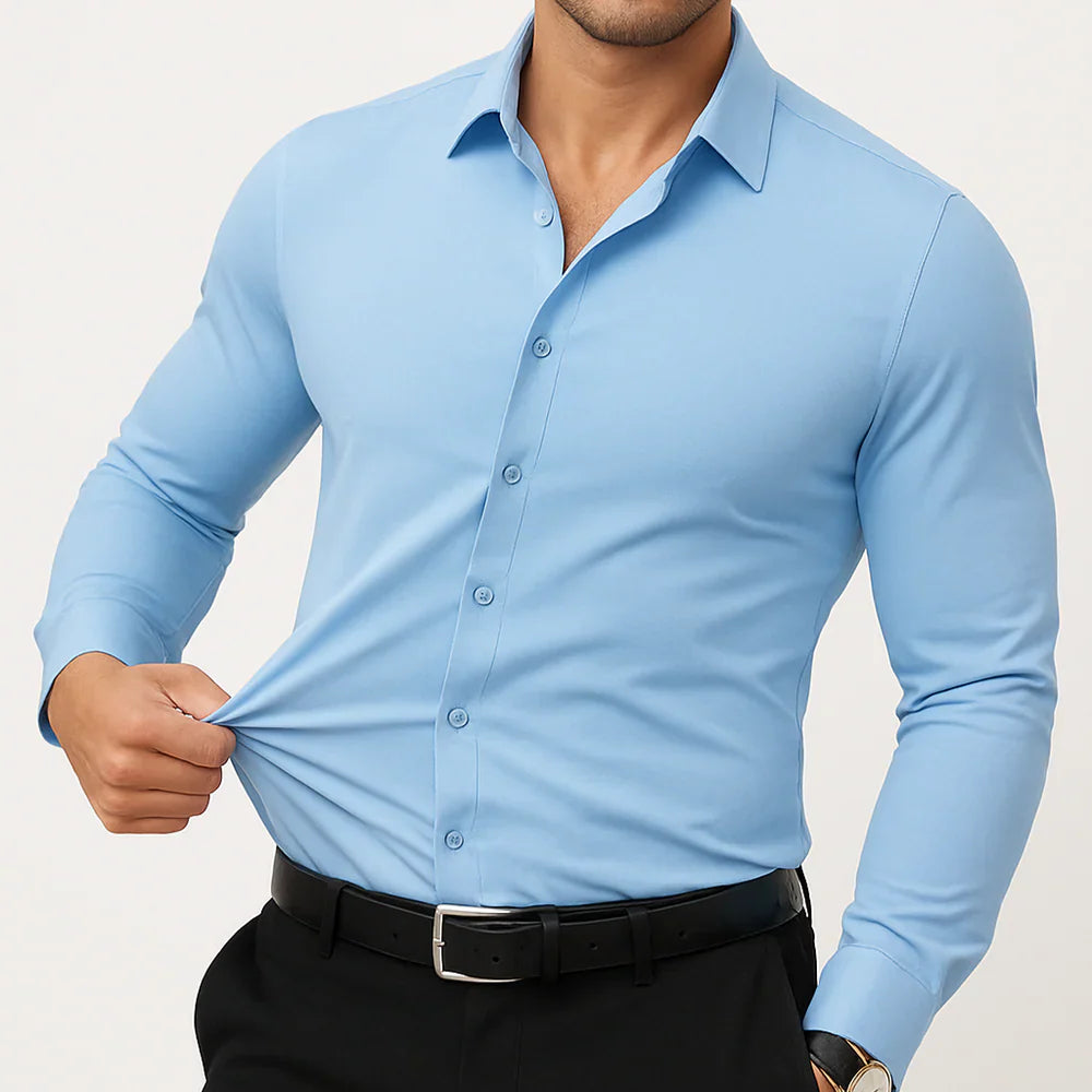 La chemise habillée extensible