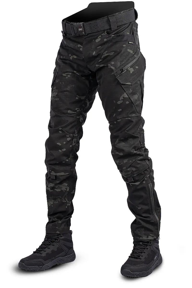 Pantalón táctico Kinetic Multicam – Negro