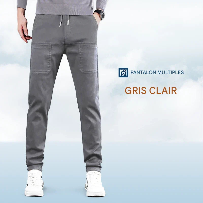 MultiPants – Pantalon cargo durable à haute élasticité avec multiples poches
