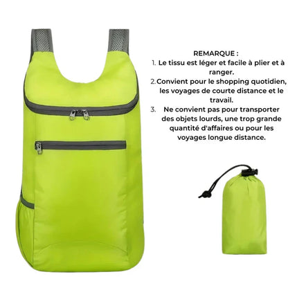 Sac à dos pliable ultra léger 15L – FoldLite – Havresacs