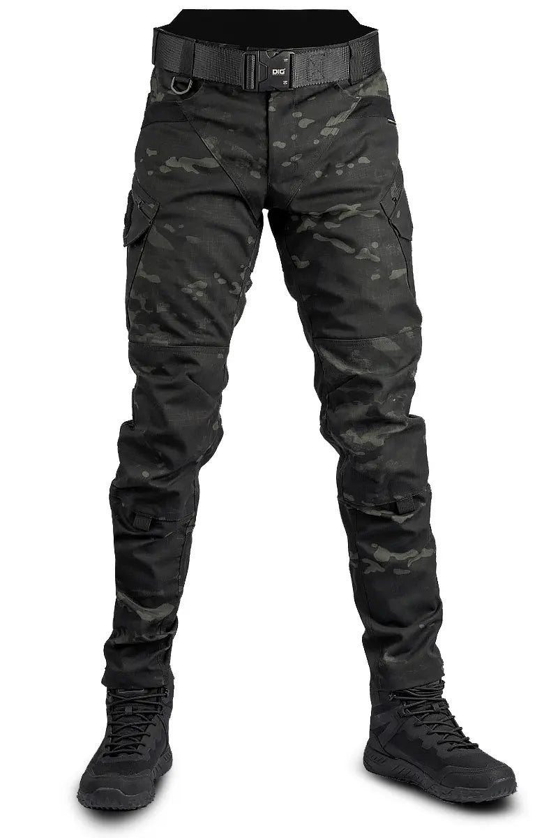 Pantalón táctico Kinetic Multicam – Negro