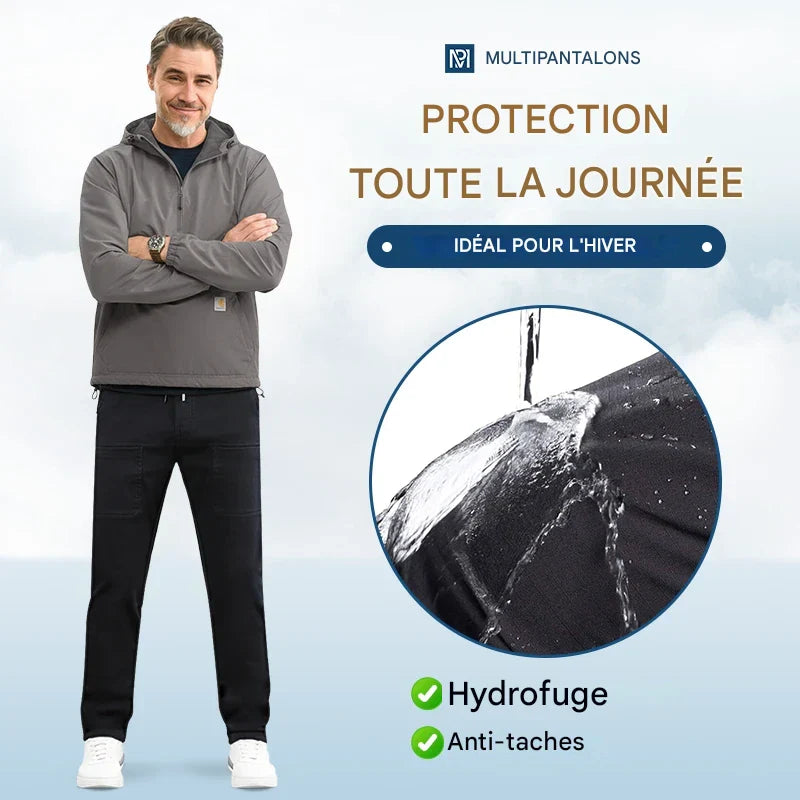 MultiPants – Pantalon cargo durable à haute élasticité avec multiples poches