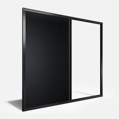 Panneau occultant avec cadre dissimulé