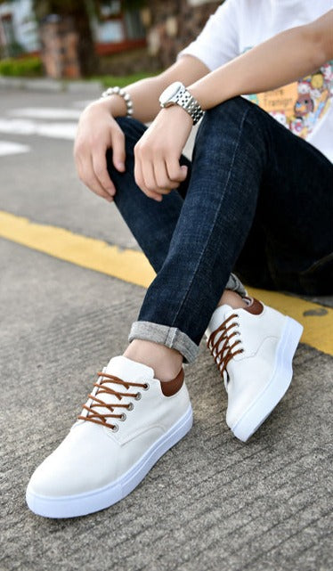 Magnus - Men’s Sneakers with a Crisp White Sole
