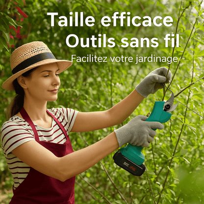 Sécateur Électrique Coupe-Tout - RapidPruner - 1 acheté, 1 offert