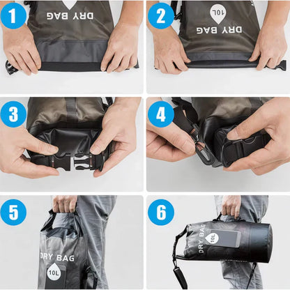 Sac à dos étanche 10-20L – AquaSafe – Havresacs