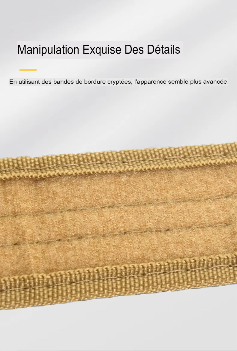 Nuevo cinturón táctico para hombres de liberación rápida – Cinturón ancho de nylon con camuflaje para alpinismo, senderismo, trabajo y pesca.