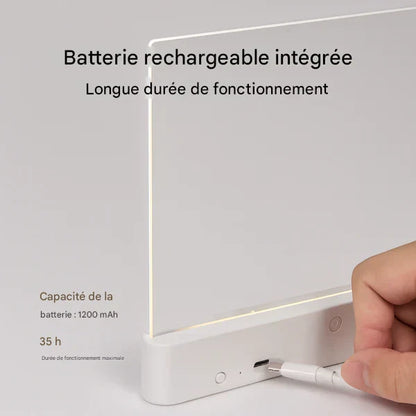 Écran de lecture LED pour une utilisation nocturne