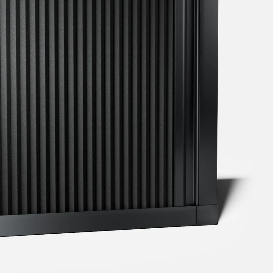 Panneau occultant avec cadre dissimulé