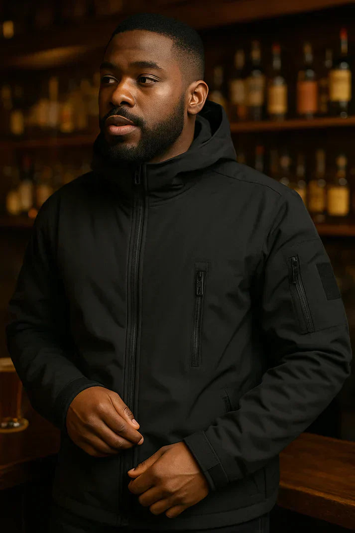 Veste homme à capuche imperméable