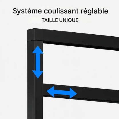 Panneau occultant avec cadre dissimulé