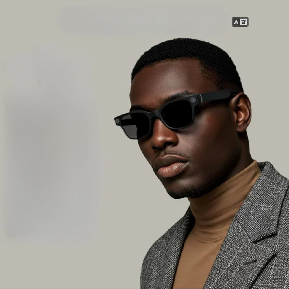 Lunettes connectées, Caméra Intégrée, ChatGPT – SmartView Pro IA